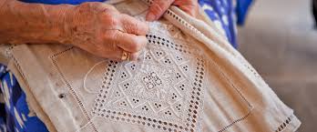 LACEWORK AND EMBROIDERY