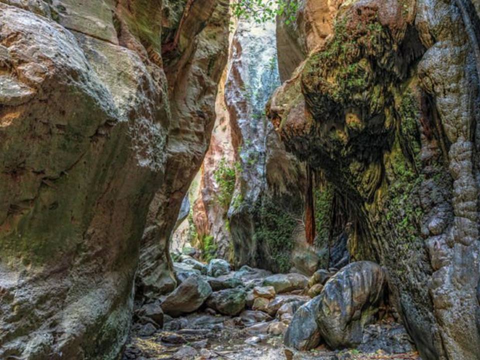 Millonerris Waterfall in Cyprus