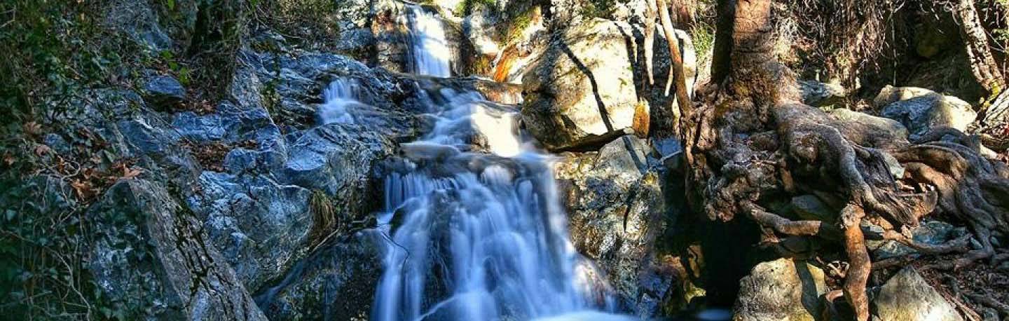 Foini Waterfall in Cyprus