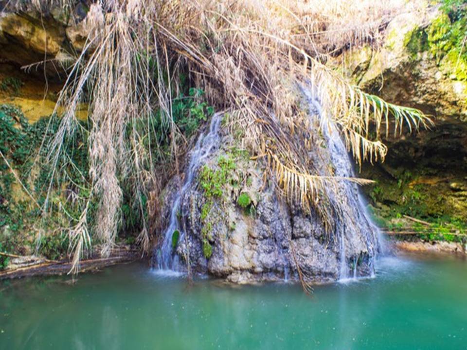 Kremmiotis Waterfall in Cyprus