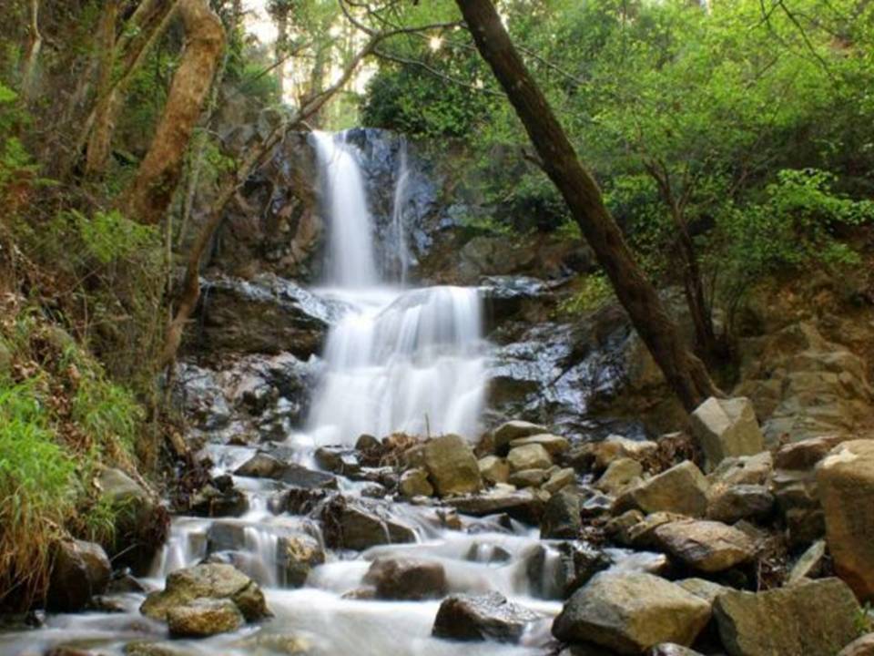 Mesa Potamos Waterfall in Cyprus