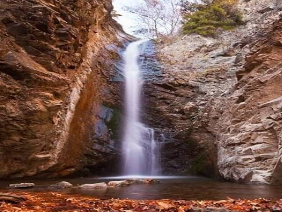 Millonerris Waterfall in Cyprus