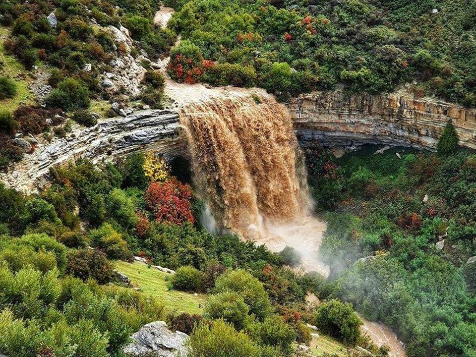 Prastio Waterfall in Cyprus