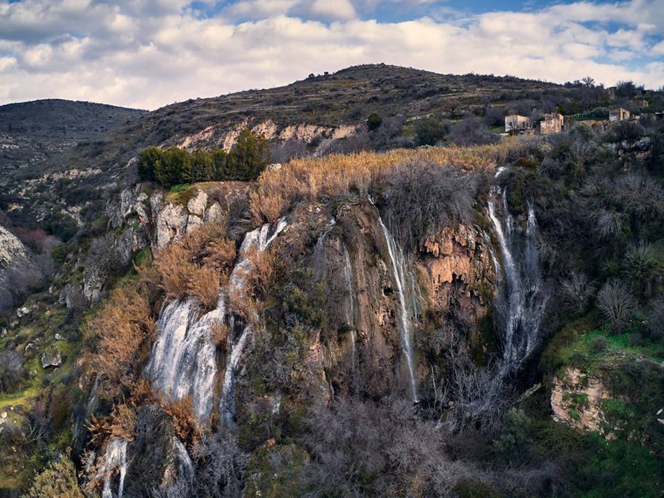 Trozena Waterfall in Cyprus