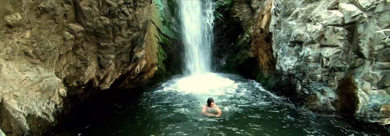 Millonerris waterfall in Cyprus