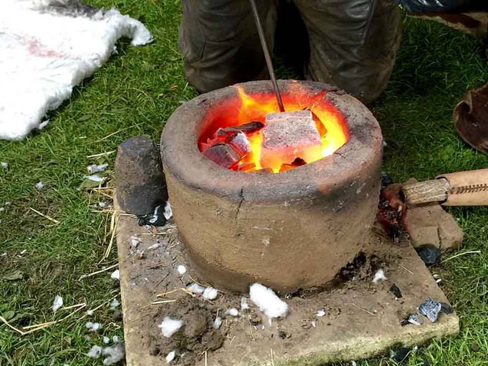 Copper Smelting and Bronze Axe Casting